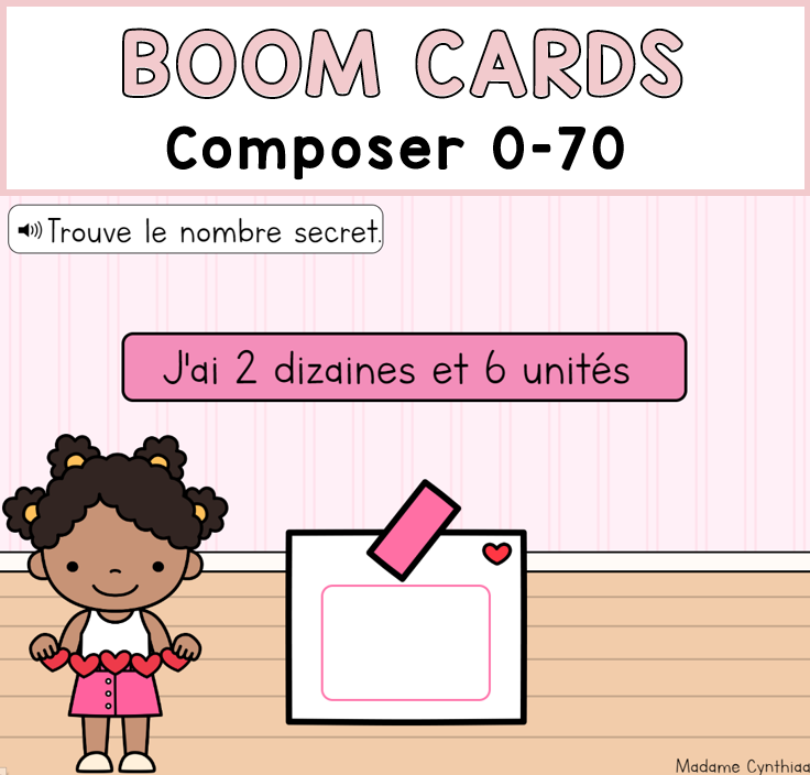 Boom Cards - Composer un nombre