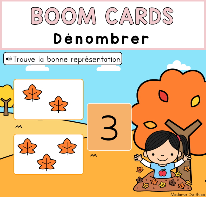 Boom Cards - Dénombrer 0-10