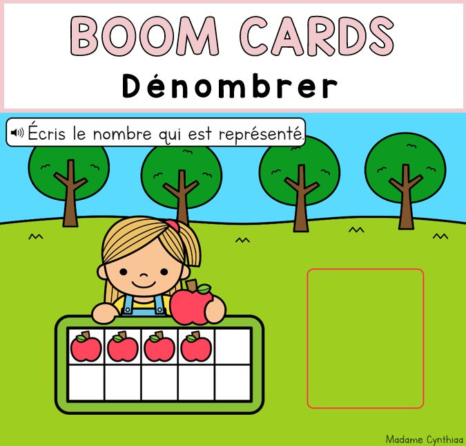 Boom Cards - Dénombrer 0-10