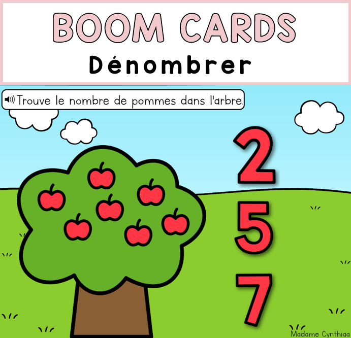Boom Cards - Dénombrer 0-10