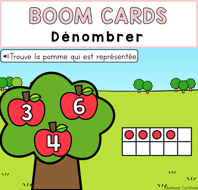 Boom Cards - Dénombrer 0-10