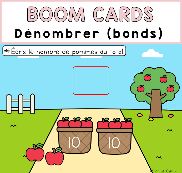 Boom Cards - Dénombrer par bonds 0-30
