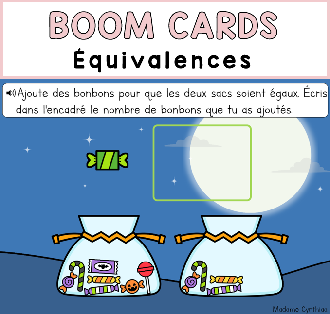 Boom Cards - Équivalence 0-10