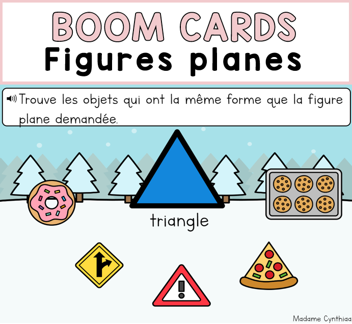 Boom Cards - Figures planes