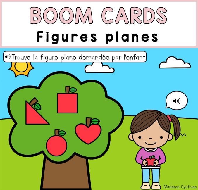 Boom Cards - Figures planes