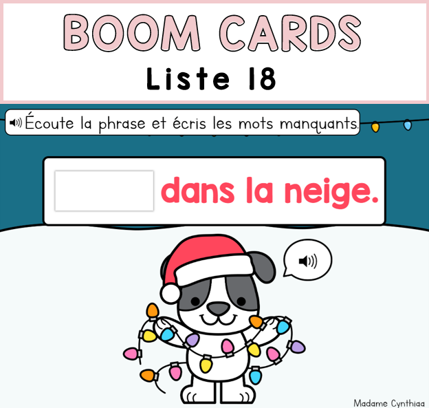 Mots d'orthographe - 1re année
