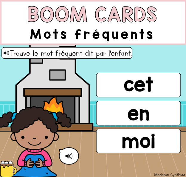 Mots fréquents - 1re année