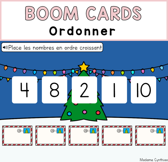 Boom Cards - Ordonner 0-40
