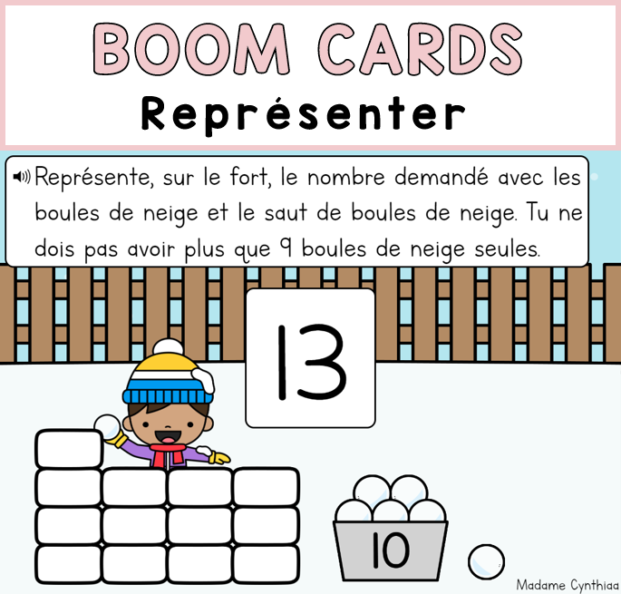 Boom Cards - Représenter 0-30