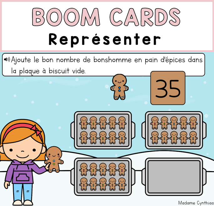 Boom Cards - Représenter 0-40