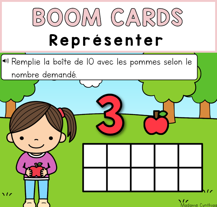 Boom Cards - Représenter 0-10