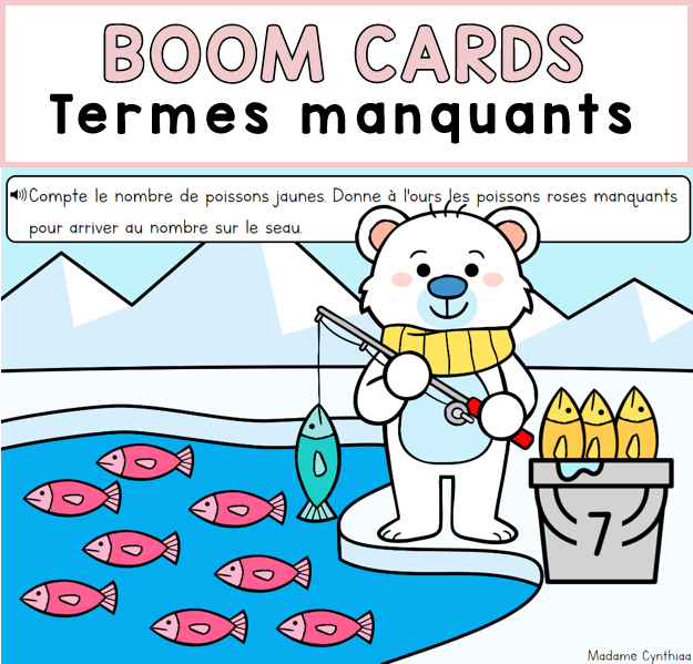 Boom Cards - Termes manquants