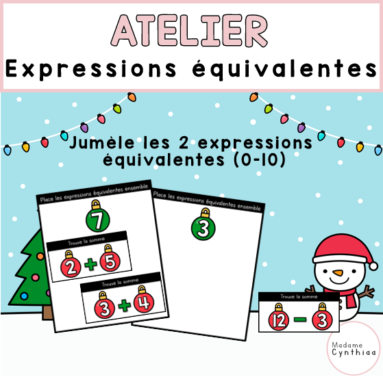 Atelier - Expressions équivalentes