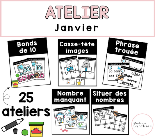 Ateliers - Janvier