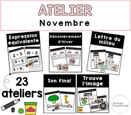 Ateliers - Novembre