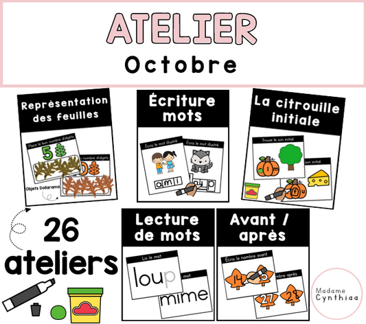 Ateliers - Octobre