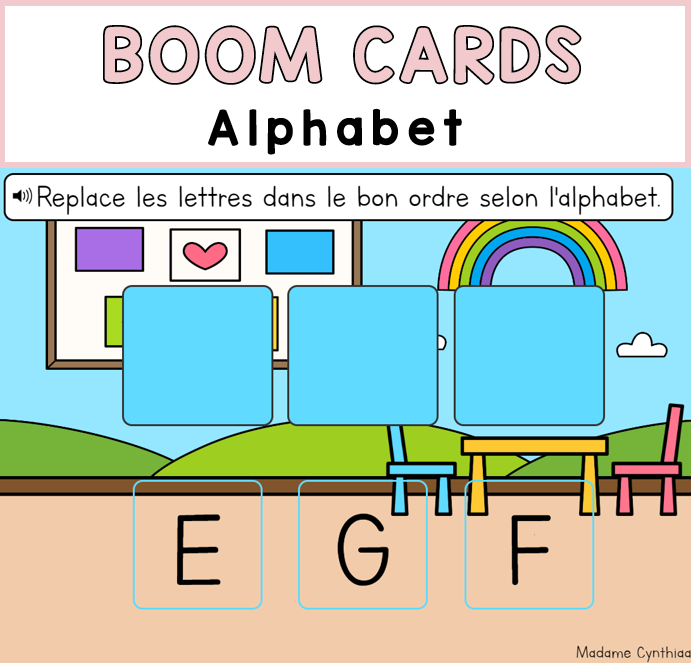 Boom Cards - Rentrée scolaire 1re année - Français