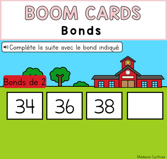 Boom Cards - Bonds 0-80