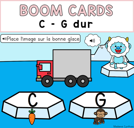 Boom Cards - C et G dur