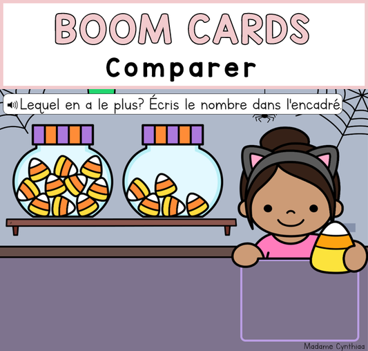 Boom Cards - Comparer 0-10