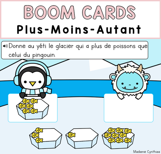 Boom Cards - Comparer 0-10