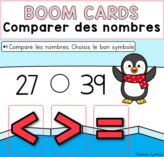 Boom Cards - Comparer