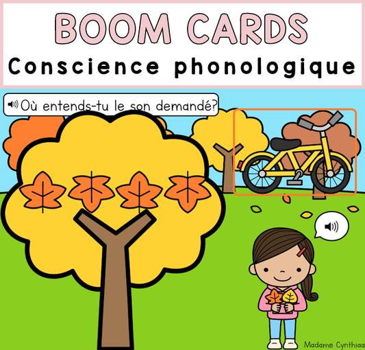 Boom Cards - Conscience phonologique