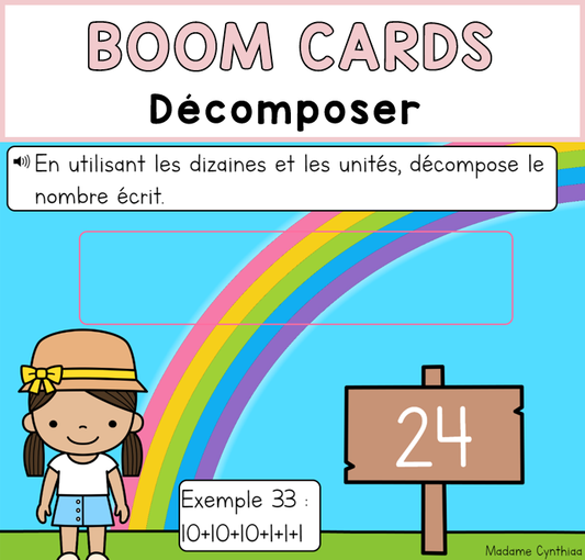 Boom Cards - Décomposer