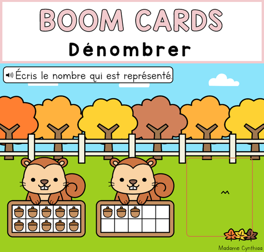 Boom Cards - Dénombrer 0-20