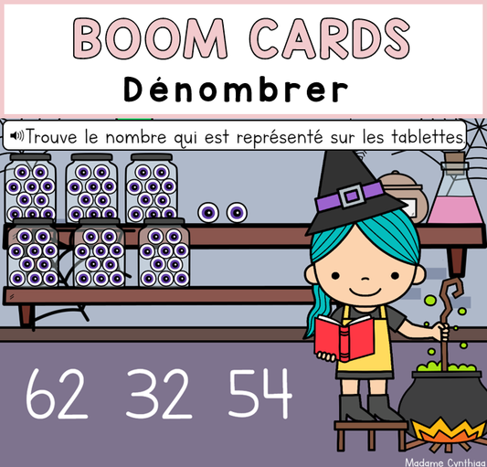 Boom Cards - Dénombrer 0-100