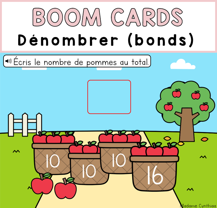 Boom Cards - Dénombrer par bonds 0-100