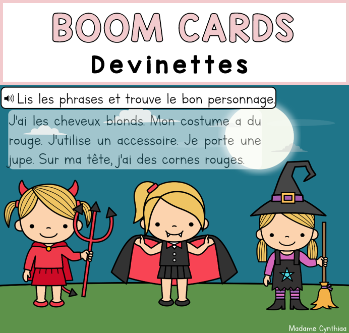 Boom Cards - Devinettes