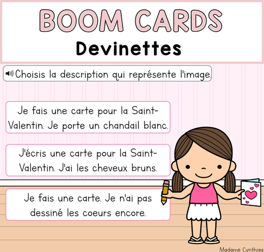 Boom Cards - Devinettes