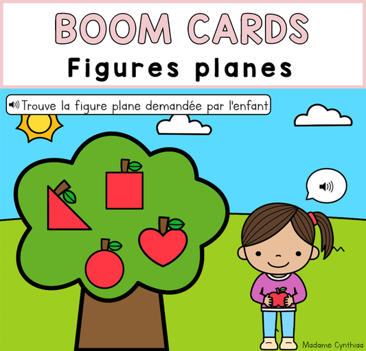 Boom Cards - Figures planes