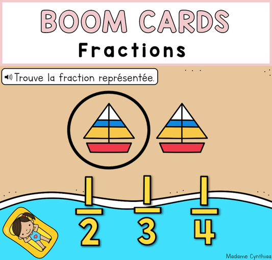 Boom Cards - Fraction