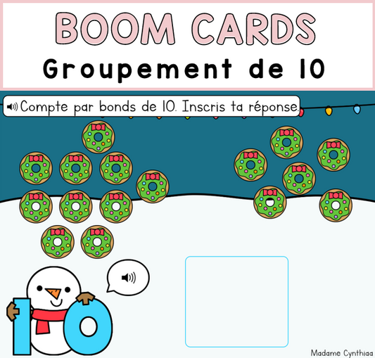Boom Cards - Groupement de 10