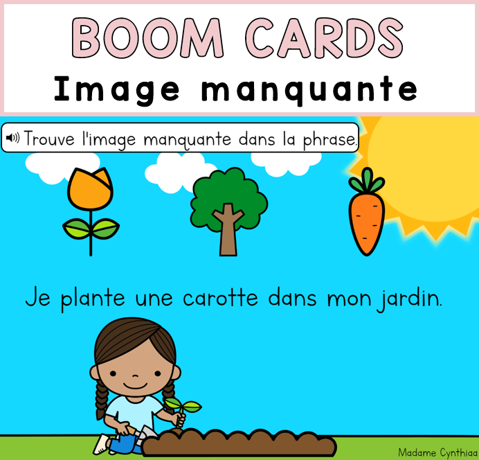 Boom Cards - Image manquante