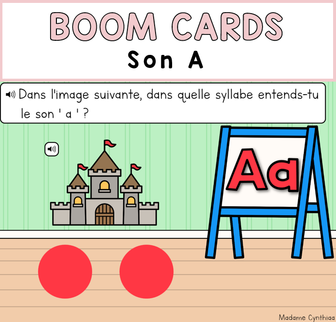 Boom Cards - Rentrée scolaire 1re année - Français