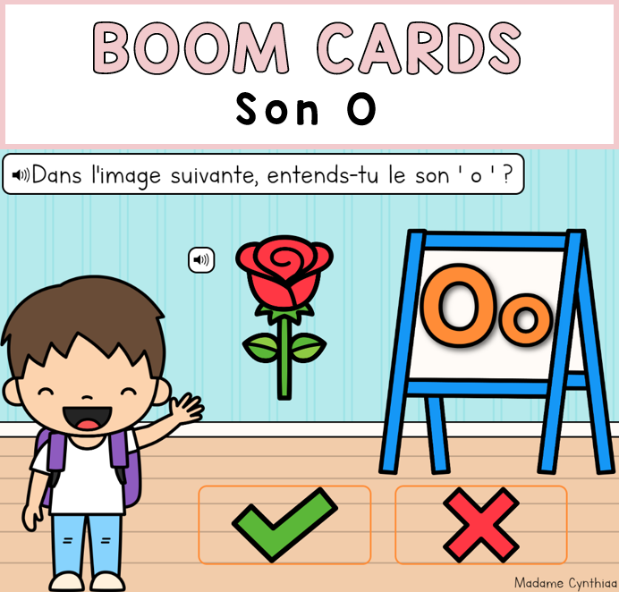 Boom Cards - Rentrée scolaire 1re année - Français