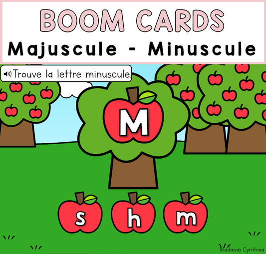 Boom Cards - Majuscule / Minuscule