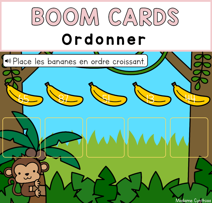 Boom Cards - Ordonner 0-100