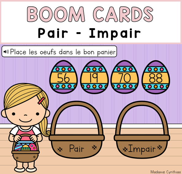 Boom Cards - Pair/Impair