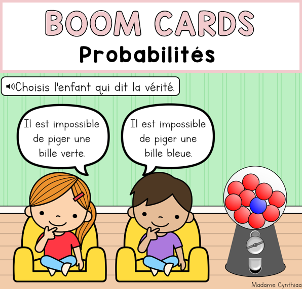 Boom Cards - Probabilités