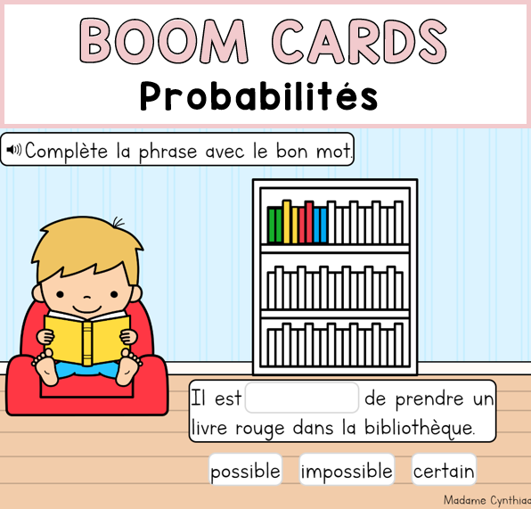 Boom Cards - Probabilités