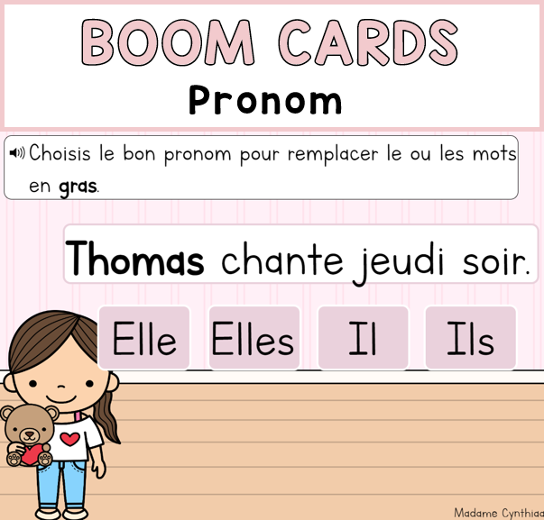 Boom Cards - Pronom