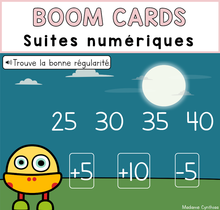 Boom Cards - Suites numériques