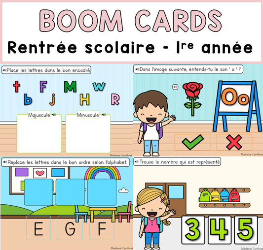 Rentrée scolaire - 1re année