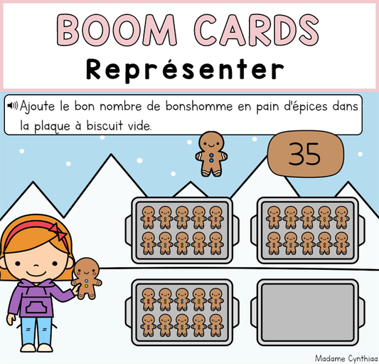 Boom Cards - Représenter 0-100