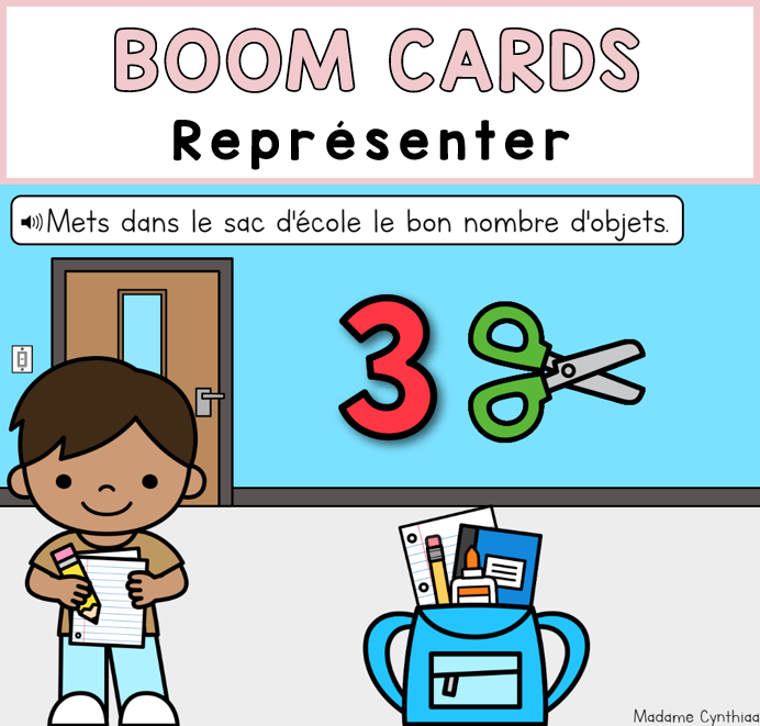 Boom Cards - Rentrée scolaire 1re année - Math