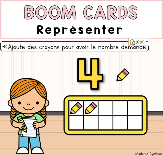 Boom Cards - Repésenter 0-10